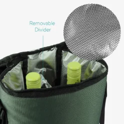 Navaris Kühltasche Für 2x Weinflasche - Kühler Tasche Für 2 Flaschen Wein Prosecco Oder 4 Bierdosen - Flaschentasche Mit Tragegurt In Grau -Perfekter Küchenladen 9c475759b59c38e7af242bca50061899