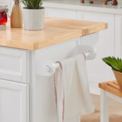 SoBuy FKW71-WN Kücheninsel Küchenwagen Mit Erweiterbarer Arbeitsplatte Küchenschrank Servierwagen Holz Weiß BHT Ca.: 115x92x46-71cm -Perfekter Küchenladen 9f8204737e3b8f643bf43166de9b3848