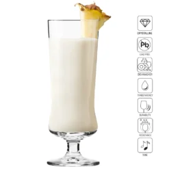 KROSNO Pina Colada Cocktailgläser Longdrinkgläser | Set Von 6 | 300 ML | Avant-Garde Kollektion | Perfekt Für Zuhause, Restaurants Und Partys | Spülmaschinenfest -Perfekter Küchenladen a61dcfb98109fb31deecfcc8045c2d9a