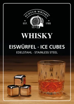 Whisky Geschenk-Set Mit 2 Gläsern, Eiswürfeln Aus Edelstahl, Zange, Samtbeutel In Einer Schönen Holzbox -Perfekter Küchenladen ab9e349eb0ac8f344c2cdd83d17f1d30