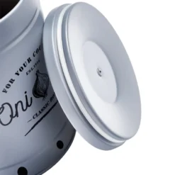 Zeller Present Vorratsdose Zwiebel Metall Ø 13,7 Cm H 18,4 Cm, Grau -Perfekter Küchenladen ad3360e8e94ca130069e33e9e4431274