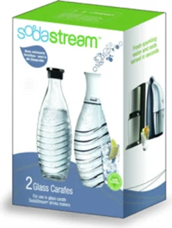 SodaStream Glaskaraffen 0,6 Liter Im 2er-Pack, 764997 -Perfekter Küchenladen b0315e1ba9be00ac8a537f0a9b35886a