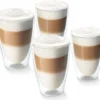 Tchibo 4er Latte Macchiato Gläser, Doppelwandig, Modernes Design, Heiß Und Kalt -Perfekter Küchenladen b22deffd9ffbeb0b2c2be408cfcb7a45