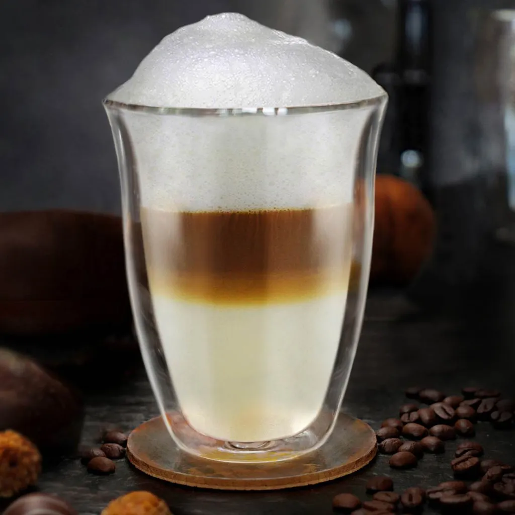 Creano Doppelwandige Gläser 250ml „DG-V“, 4er Set, Thermoglas Doppelwandig Aus Borosilikatglas, Kaffeegläser, Teegläser, Latte Gläser, Doppelwandgläser 9 Creano Doppelwandige Gläser 250ml „DG-V“, 4er Set, Thermoglas Doppelwandig Aus Borosilikatglas, Kaffeegläser, Teegläser, Latte Gläser, Doppelwandgläser – Bild 7