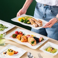 MALACASA, Serie Mario, Cremeweiß Porzellan Tafelservice 28 Tlg. Set Geschirrset Kombiservice Mit Dessertteller, Speiseteller, Suppenteller, Müslischalen, Servierplatte, Salz- Und Pfefferdosen 14 MALACASA, Serie Mario, Cremeweiß Porzellan Tafelservice 28 Tlg. Set Geschirrset Kombiservice Mit Dessertteller, Speiseteller, Suppenteller, Müslischalen, Servierplatte, Salz- Und Pfefferdosen -Perfekter Küchenladen bb16a95b0e459166aa58edd8d3fcda4e