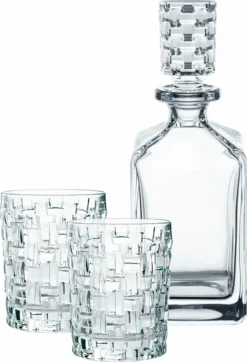 Nachtmann Bossa Nova Whiskyset 3 Teilig Kristallglas 101095 -Perfekter Küchenladen bc880a9dbb355000649c790f0166aefe