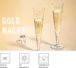 Goldnacht Champagnerglas-Set H22 Von Ritzenhoff Design Team -Perfekter Küchenladen bf1b2f067bfe3efe51bc07a2a5ff186a