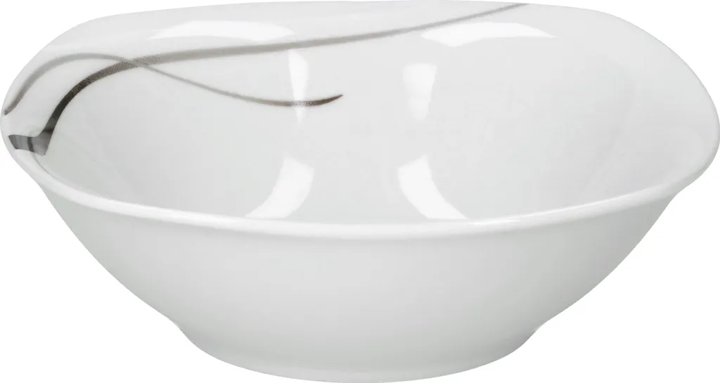 Van Well Kombiservice Silver Night 62-tlg 6 Personen, Tafel + Kaffee + Zubehör, Linien-Dekor 11 Van Well Kombiservice Silver Night 62-tlg 6 Personen, Tafel + Kaffee + Zubehör, Linien-Dekor – Bild 9