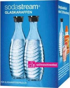 SodaStream Glaskaraffen 0,6 Liter Im 2er-Pack, 764997 -Perfekter Küchenladen c2babd52423b0e82930c4852cd1fd4ff