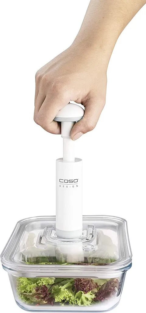 CASO VacuBoxx R-Set - Rund - 4 Hochwertige Design Vakuumbehälter, BPA-Frei, Inklusive Vakuum-Handpumpe Und Adapter Für Alle CASO Vakuumierer Mit Behälterfunktion 9 CASO VacuBoxx R-Set - Rund - 4 Hochwertige Design Vakuumbehälter, BPA-Frei, Inklusive Vakuum-Handpumpe Und Adapter Für Alle CASO Vakuumierer Mit Behälterfunktion – Bild 7