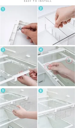 8 Gitter Lebensmittel Frisch Aufbewahren Kühlschrank Aufbewahrungsbox Lebensmittelbehälter Frischhaltedosen Transparent 20*30.5*9.5cm -Perfekter Küchenladen d3983ee71de30718c2d2977a64cc7583