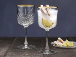 Pasabahce Timeless Golden Touch Kelchgläser 4er Set, Weingläser, 330ml -Perfekter Küchenladen d3e1f8a8d4c58931d67e5713729376ae