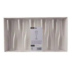 PAPSTAR Kunststoff-Sektglas 0,1 L Glasklar 10 Stück -Perfekter Küchenladen d6e24c8cabeb5e5c8001ca077fb7d2fc