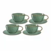 Leonardo MATERA Cappuccino Set Grün 8-teilig -Perfekter Küchenladen d9e29f04d4d5d7db6a7d4e3bca66f034