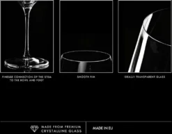 KROSNO Splendour Große Burgunder Rot-Weingläser, 6er-Set, 860 Ml -Perfekter Küchenladen d9e5a5a3a2c790e99fe3b33ea4ef31cb