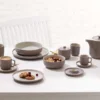 Kaffee- Und Tafelservice 30 Tlg. Jasper Taupe