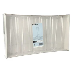 PAPSTAR Kunststoff-Sektglas 0,1 L Glasklar 10 Stück -Perfekter Küchenladen e09e8174a3b03cb652720aea5f9cb3b2