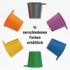SoPro 12x Schnapsbecher Plastik 4 Cl Wiederverwendbar - Shotgläser 40 Milliliter Weiß - Mehrweg Schnapsglas Zum Umhängen -Perfekter Küchenladen e5dab868902bef48f192d276de02de4e