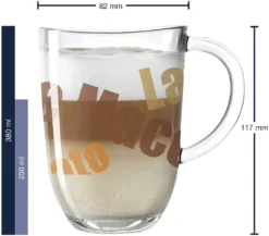 Leonardo Latte Macchiato Tasse Napoli 3farbig -Perfekter Küchenladen e766039eac940a2de113f4306073ae02