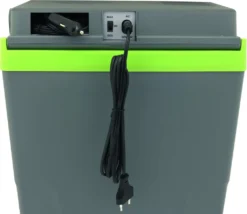 MAXXMEE Kühlbox - Wahlweise Via Netzkabel Oder KFZ-Anschluss - 22l Volumen - Grau/limegreen Kühlbox Camping Kühlschrank 22L Auto 12V 230V Thermobox Elektrisch Picknick Grau -Perfekter Küchenladen e87d8e5e2c41c21dd49809e2983696bc