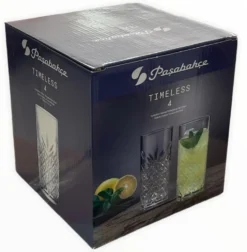 Pasabahce Timeless 520205 Longdrink Glas Wassergläser Kristall Design 4´er Set Transparent 365 Ml -Perfekter Küchenladen ed2b64a86ed068158e69a605ef44f19d