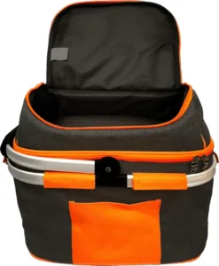 SVITA Picknickkorb 25l Thermo Einkaufskorb Mit Kühlfunktion Kühlbox Kühltasche Grau -Perfekter Küchenladen ed42d4a8de5c5e0b8fcc29b4a2de35f2