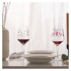 Herzkristall Rotweinglas #3 Von Angela Schiewer -Perfekter Küchenladen ede81a622ea16cae427fa0d443887f84