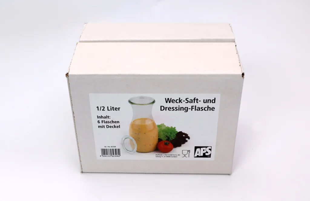APS Weck-Saftflaschen Mit Deckel /// 12-teiliges Set /// 0,5 Liter, H: 19 Cm /// Set Bestehend Aus: /// 82308 5 APS Weck-Saftflaschen Mit Deckel /// 12-teiliges Set /// 0,5 Liter, H: 19 Cm /// Set Bestehend Aus: /// 82308 – Bild 3