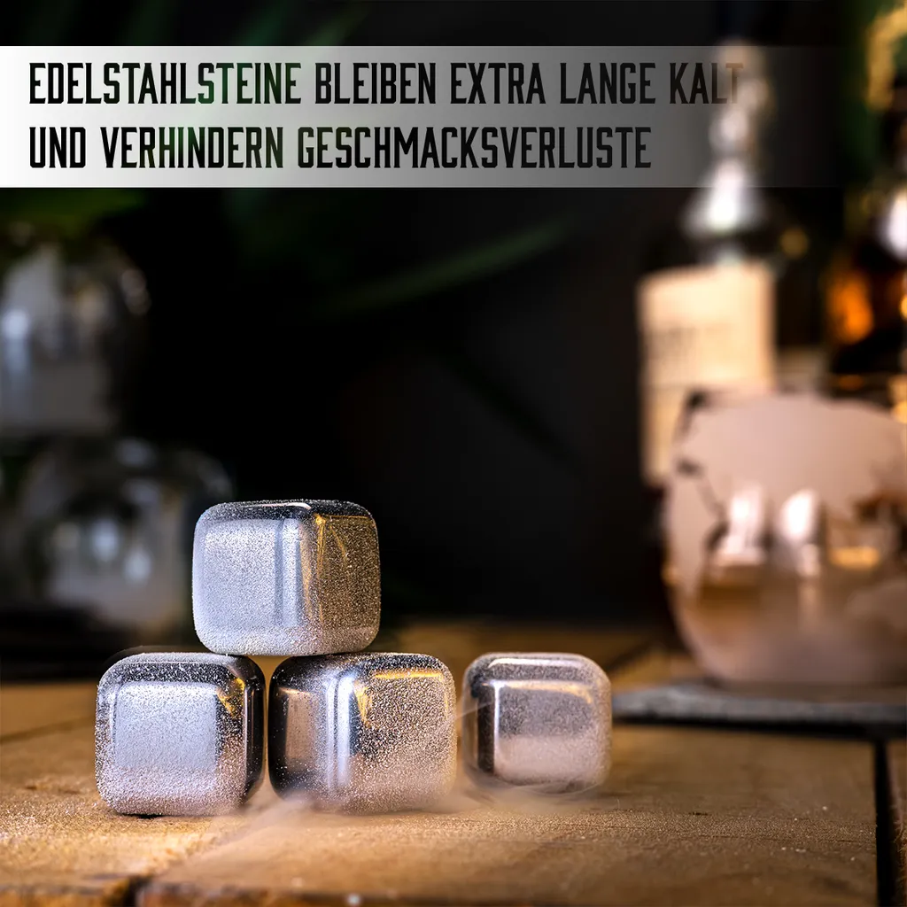 Whisiskey - Whisky Karaffe - Geschenke Für Männer - Komplette Whiskey Set - Globus - 900ML – Inkl. 4 Whisky Steine, 4 Whisky Gläser & Ausgießer - Whisky Dekanter – Whiskygläser - Natursteine 6 Whisiskey - Whisky Karaffe - Geschenke Für Männer - Komplette Whiskey Set - Globus - 900ML – Inkl. 4 Whisky Steine, 4 Whisky Gläser & Ausgießer - Whisky Dekanter – Whiskygläser - Natursteine – Bild 5