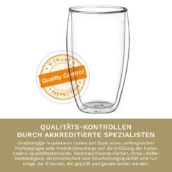 Creano Doppelwandiges Thermoglas 400ml „DG-SH“, Großes Doppelwandglas Aus Borosilikatglas, Doppelwandige Kaffeegläser, Teegläser, Latte Gläser 4er Set 12 Creano Doppelwandiges Thermoglas 400ml „DG-SH“, Großes Doppelwandglas Aus Borosilikatglas, Doppelwandige Kaffeegläser, Teegläser, Latte Gläser 4er Set -Perfekter Küchenladen f9ba8fbb52f66c9f03f9a509e3e9c3ef