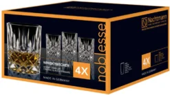 Nachtmann Noblesse Whiskybecher Set, 8er Set, Whiskyglas, Tumbler, Kristallglas, H 9.8 Cm -Perfekter Küchenladen fb258da79e04cf64329ace6e3c5d8519