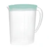 Premium Saftkanne, 2 Liter Fassungsvermögen, Mit Vielseitigem Deckel Und Integrierter Maßeinteilung Für Kalte Getränke Wie Saft, Eistee, Wasserkaraffe Aus Kunststoff -Perfekter Küchenladen ffa6a6acfd5ef9d650b79824b8003dbc